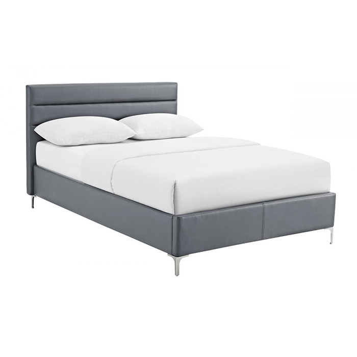 Arco PU Grey Bedstead From